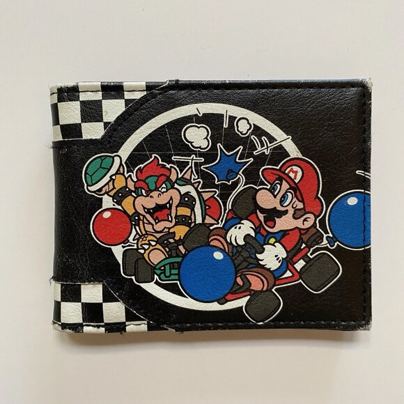 Mario Kart Battle Mode Wallet Bowser And Mario 2019 Rare - Picture 1 of 5